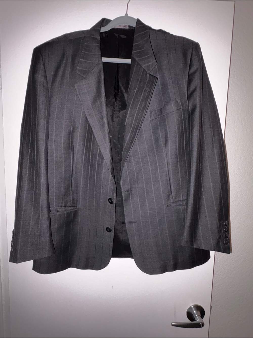 Bugatchi Men's Charcoal Pinstripe Sport Coat